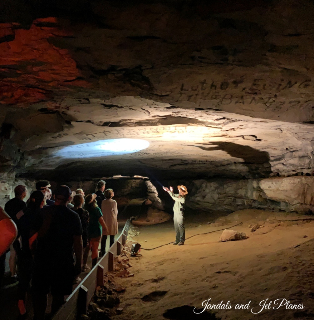 Exploring the underground depths of Mammoth Cave National Park, Kentucky. 